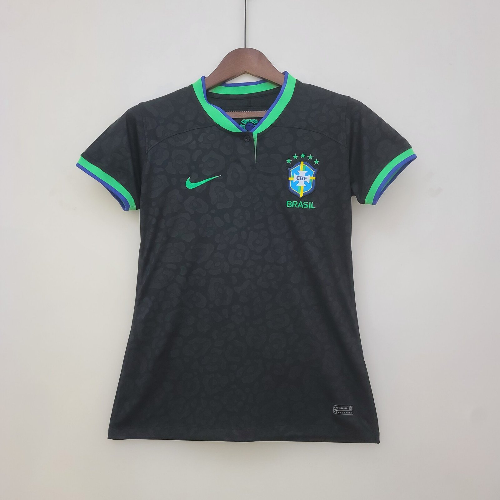 Camisa do brasil preta feminina edição limitada